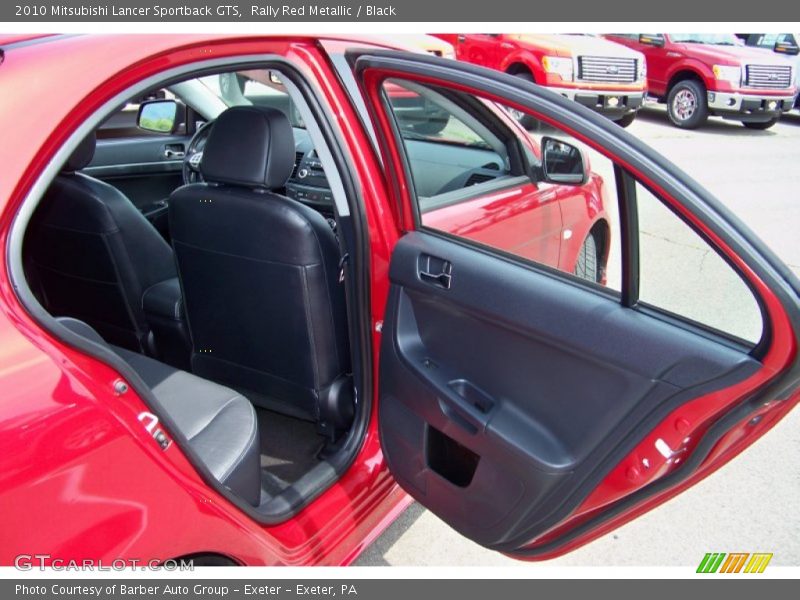 Rally Red Metallic / Black 2010 Mitsubishi Lancer Sportback GTS