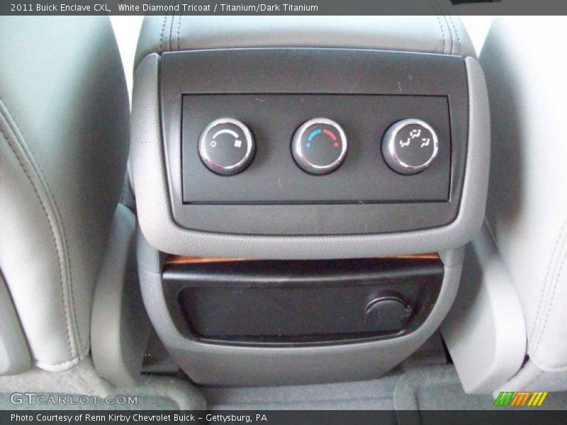 White Diamond Tricoat / Titanium/Dark Titanium 2011 Buick Enclave CXL