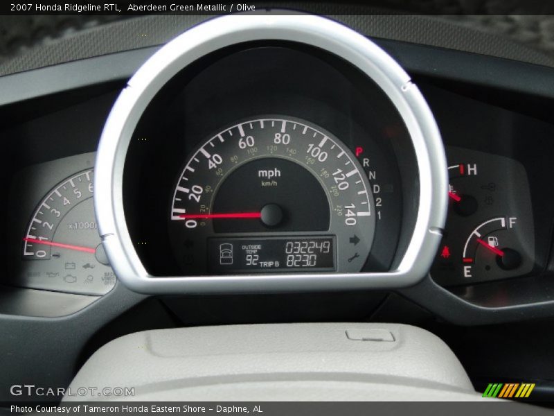 Aberdeen Green Metallic / Olive 2007 Honda Ridgeline RTL
