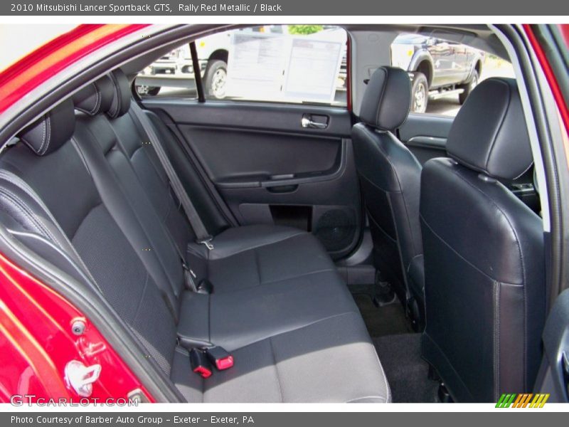 Rally Red Metallic / Black 2010 Mitsubishi Lancer Sportback GTS