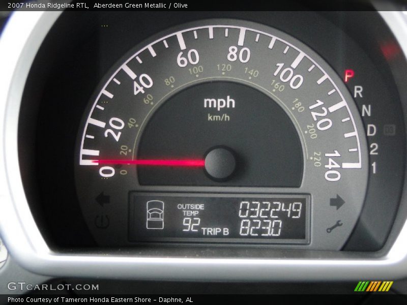 Aberdeen Green Metallic / Olive 2007 Honda Ridgeline RTL