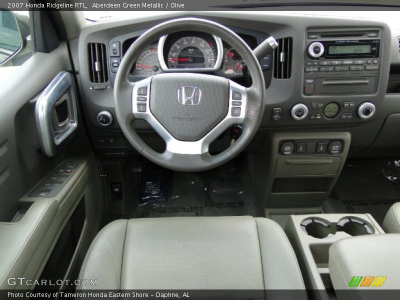 Aberdeen Green Metallic / Olive 2007 Honda Ridgeline RTL