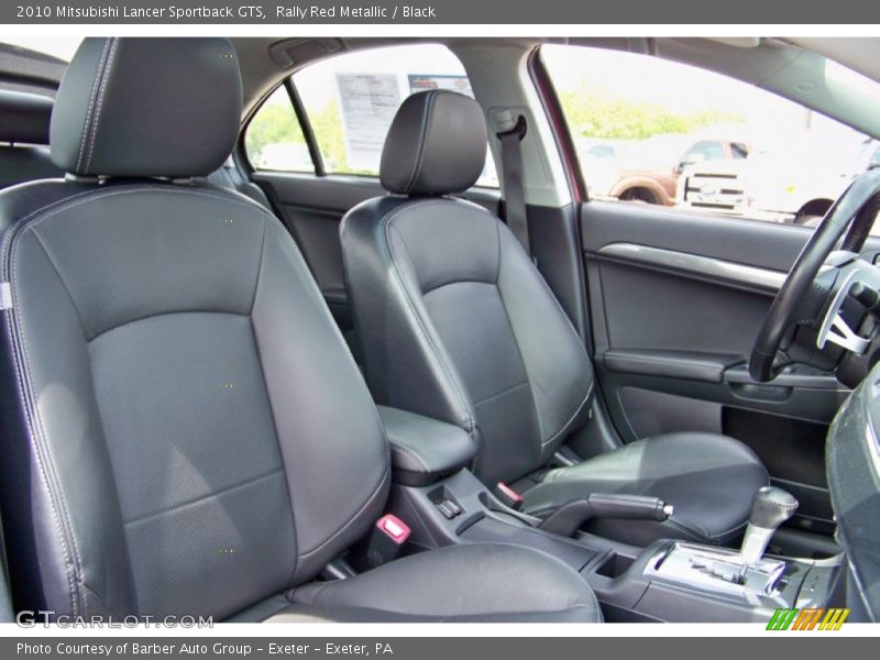 Rally Red Metallic / Black 2010 Mitsubishi Lancer Sportback GTS