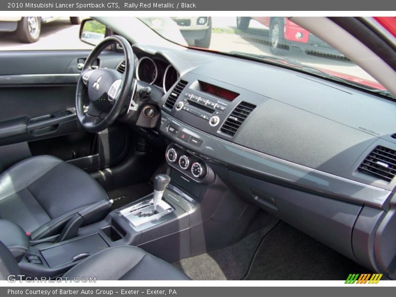 Rally Red Metallic / Black 2010 Mitsubishi Lancer Sportback GTS
