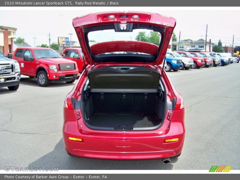 Rally Red Metallic / Black 2010 Mitsubishi Lancer Sportback GTS