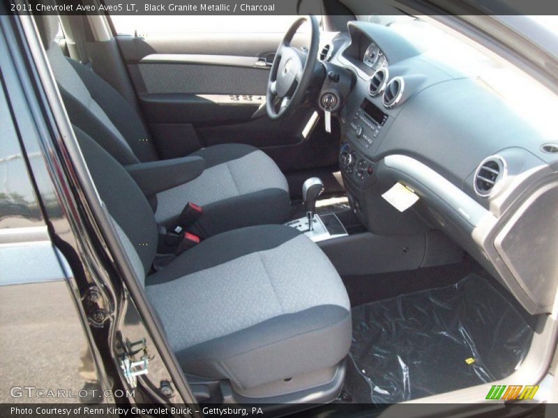 Black Granite Metallic / Charcoal 2011 Chevrolet Aveo Aveo5 LT