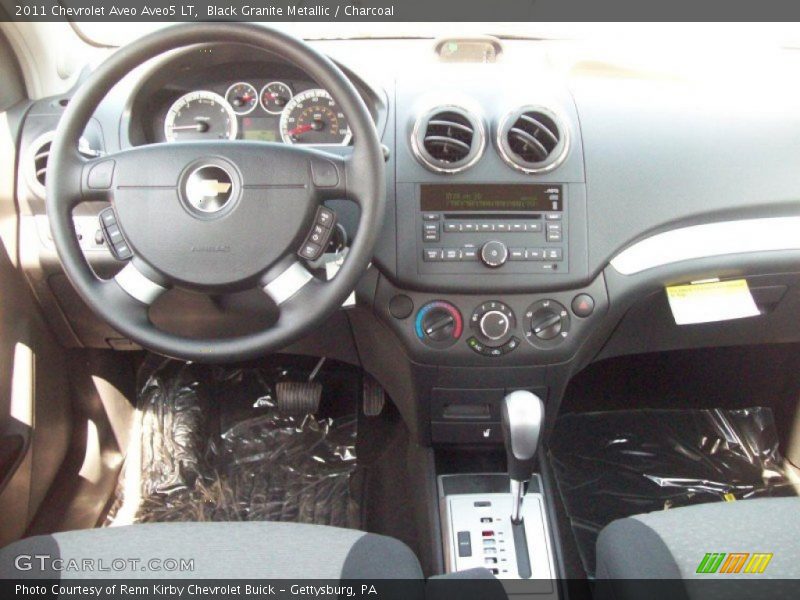 Black Granite Metallic / Charcoal 2011 Chevrolet Aveo Aveo5 LT