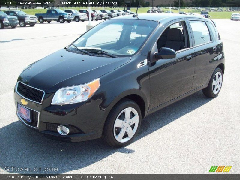 Black Granite Metallic / Charcoal 2011 Chevrolet Aveo Aveo5 LT