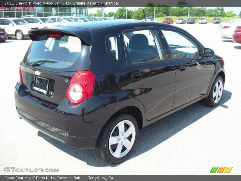 Black Granite Metallic / Charcoal 2011 Chevrolet Aveo Aveo5 LT