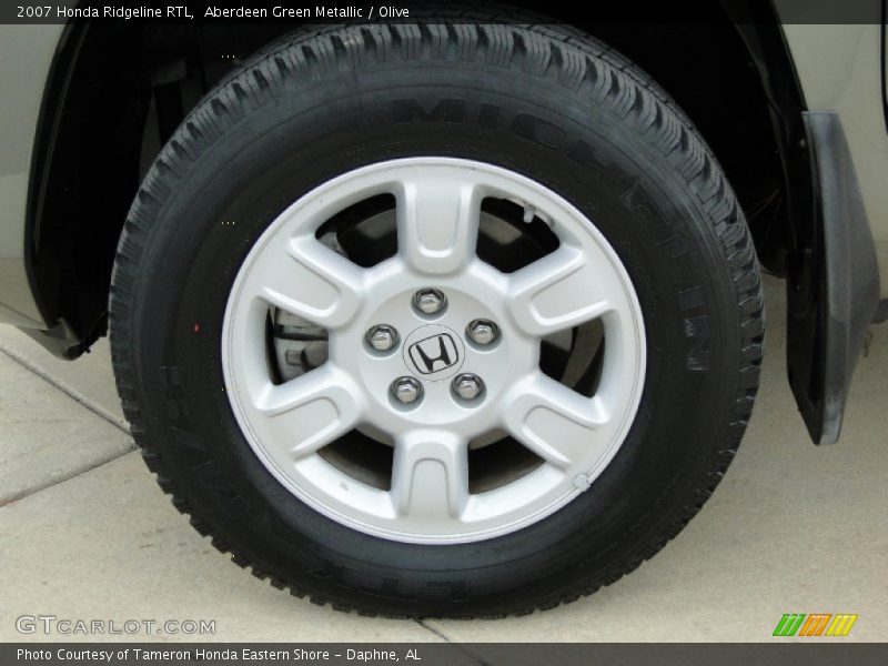 Aberdeen Green Metallic / Olive 2007 Honda Ridgeline RTL