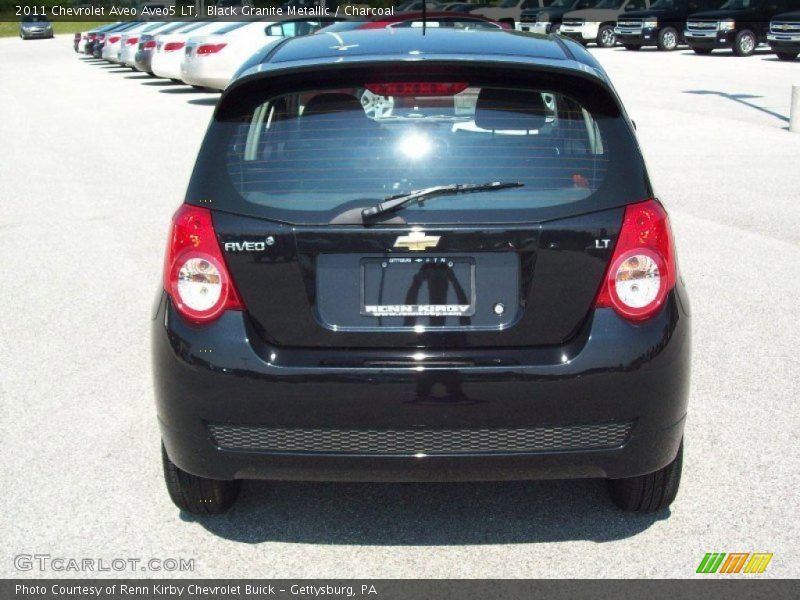 Black Granite Metallic / Charcoal 2011 Chevrolet Aveo Aveo5 LT