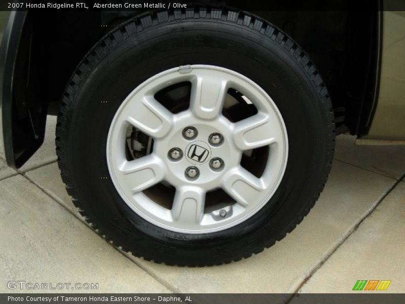 Aberdeen Green Metallic / Olive 2007 Honda Ridgeline RTL