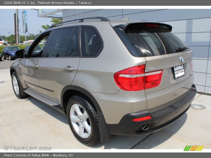 Platinum Bronze Metallic / Tobacco 2008 BMW X5 3.0si