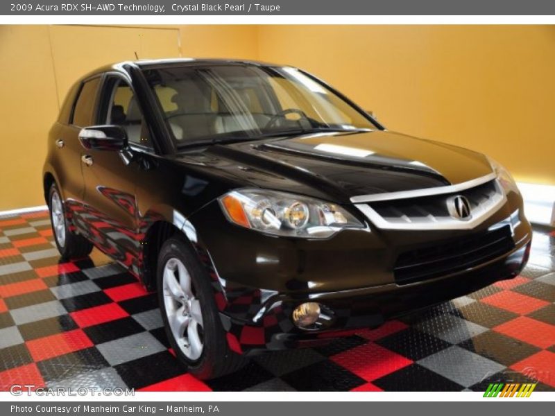 Crystal Black Pearl / Taupe 2009 Acura RDX SH-AWD Technology