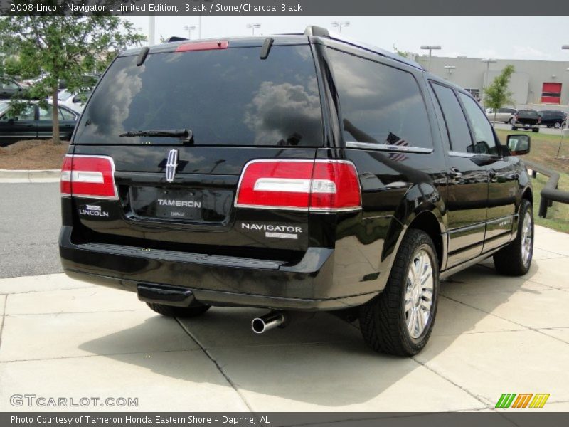 Black / Stone/Charcoal Black 2008 Lincoln Navigator L Limited Edition