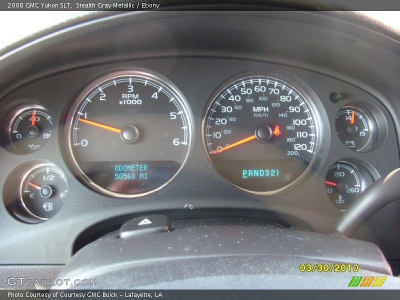 Stealth Gray Metallic / Ebony 2008 GMC Yukon SLT