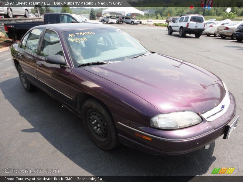 Dark Mulberry Metallic / Medium Grey 1997 Chevrolet Lumina LS