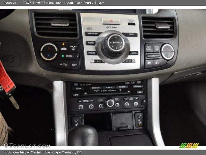 Crystal Black Pearl / Taupe 2009 Acura RDX SH-AWD Technology