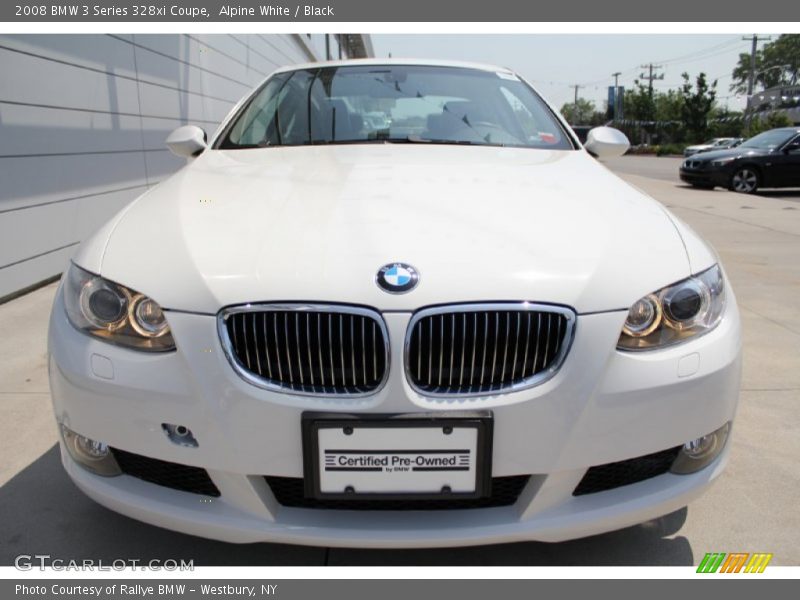 Alpine White / Black 2008 BMW 3 Series 328xi Coupe