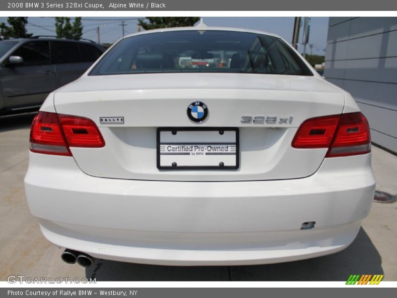 Alpine White / Black 2008 BMW 3 Series 328xi Coupe