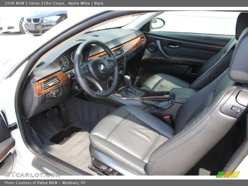 Alpine White / Black 2008 BMW 3 Series 328xi Coupe