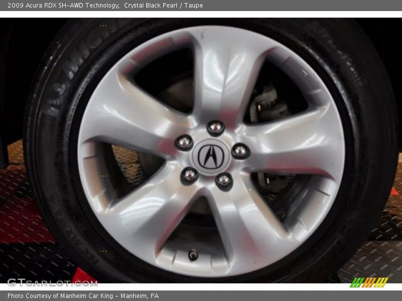 Crystal Black Pearl / Taupe 2009 Acura RDX SH-AWD Technology