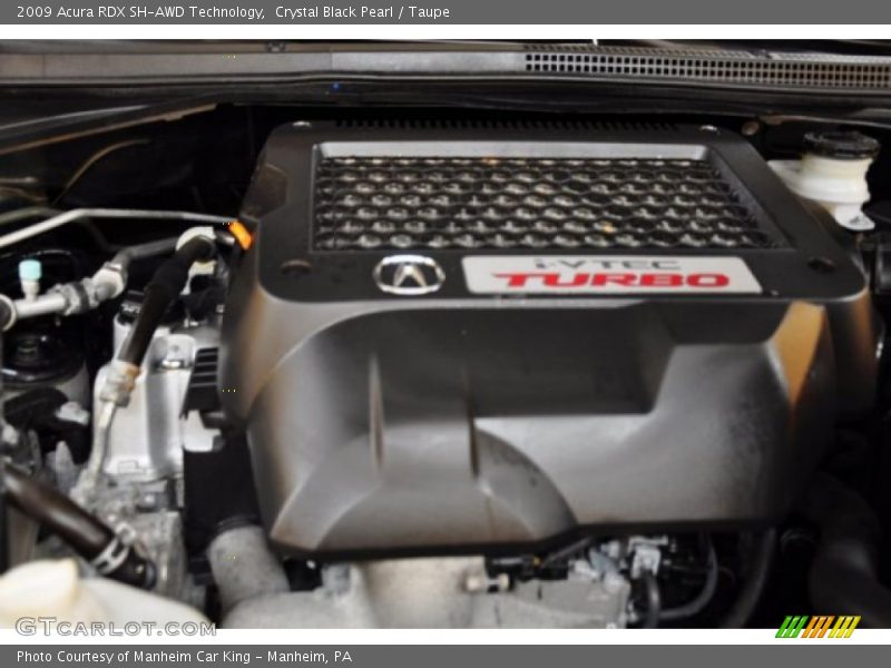 Crystal Black Pearl / Taupe 2009 Acura RDX SH-AWD Technology