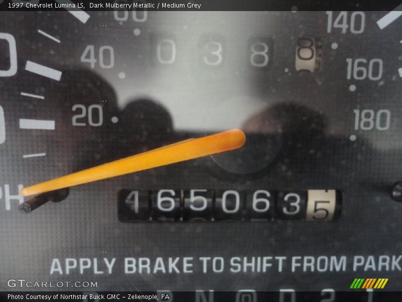 Dark Mulberry Metallic / Medium Grey 1997 Chevrolet Lumina LS