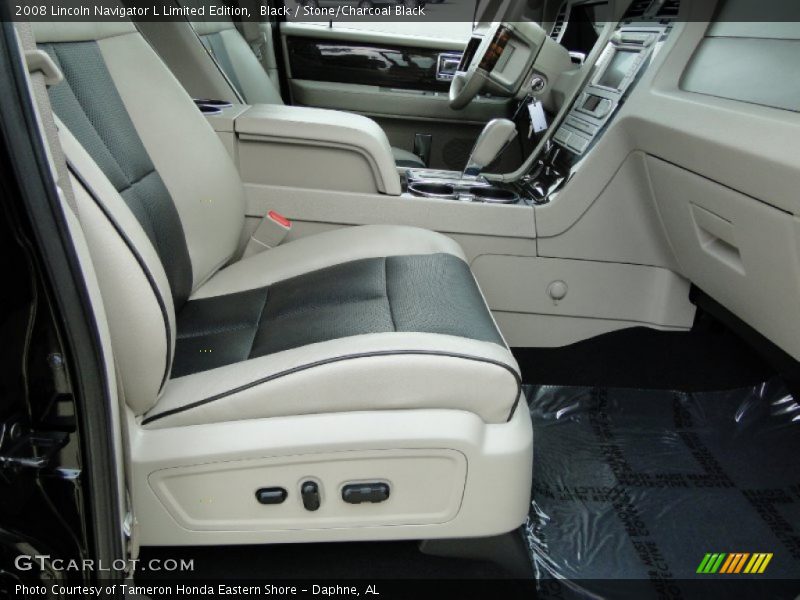 Black / Stone/Charcoal Black 2008 Lincoln Navigator L Limited Edition