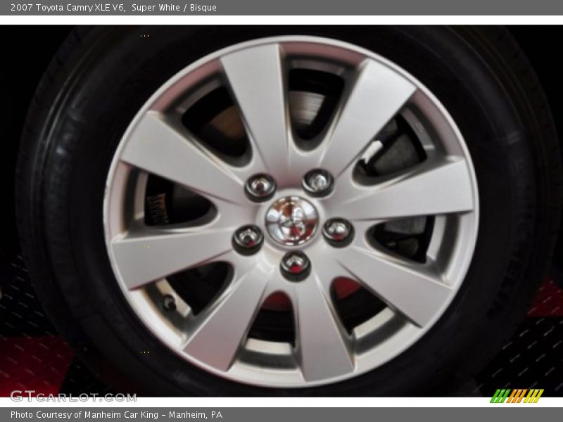 Super White / Bisque 2007 Toyota Camry XLE V6