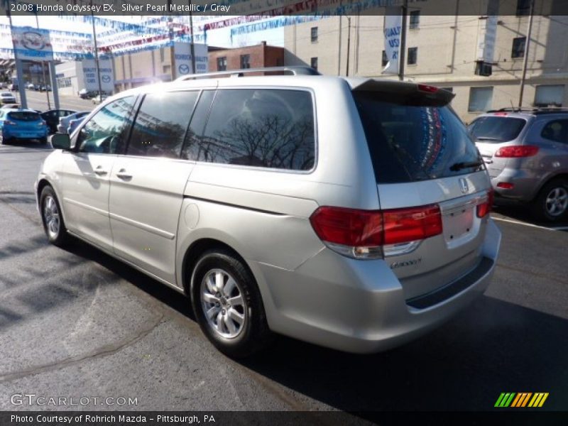 Silver Pearl Metallic / Gray 2008 Honda Odyssey EX