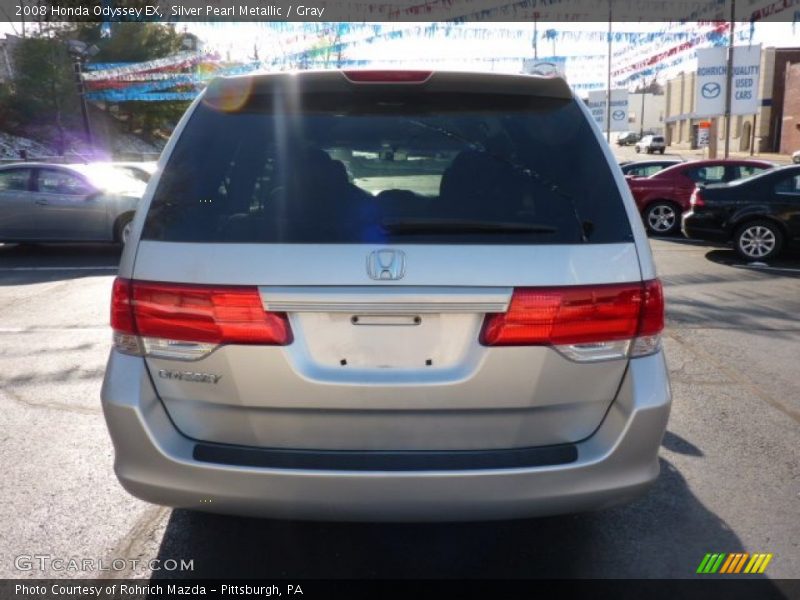 Silver Pearl Metallic / Gray 2008 Honda Odyssey EX