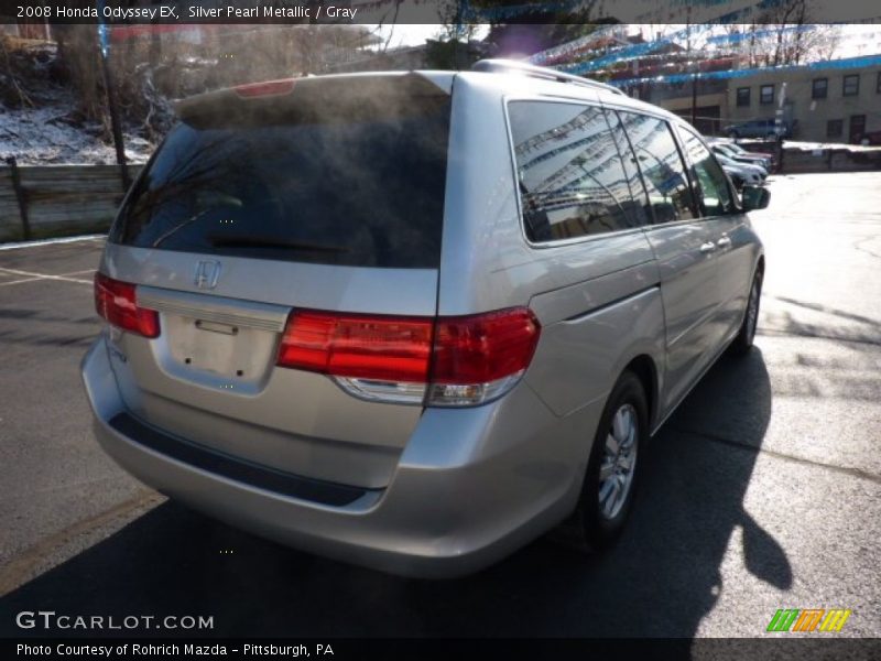 Silver Pearl Metallic / Gray 2008 Honda Odyssey EX