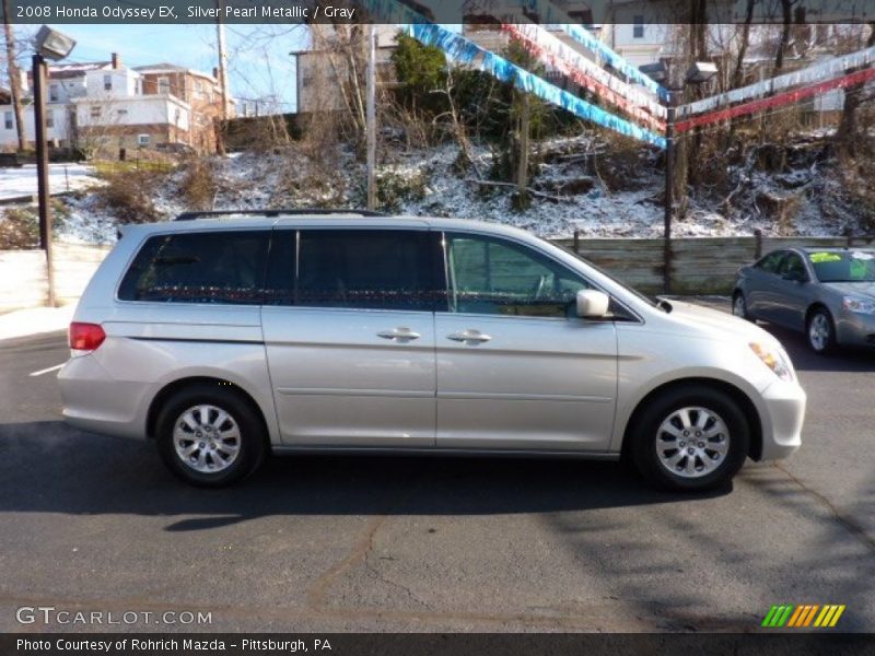 Silver Pearl Metallic / Gray 2008 Honda Odyssey EX
