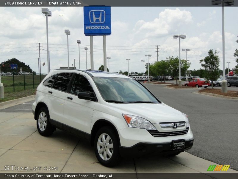 Taffeta White / Gray 2009 Honda CR-V EX