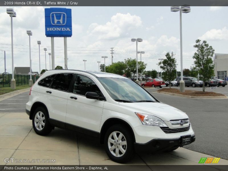 Taffeta White / Gray 2009 Honda CR-V EX