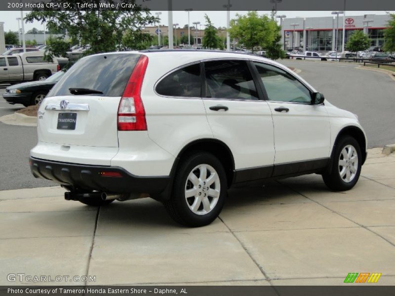 Taffeta White / Gray 2009 Honda CR-V EX