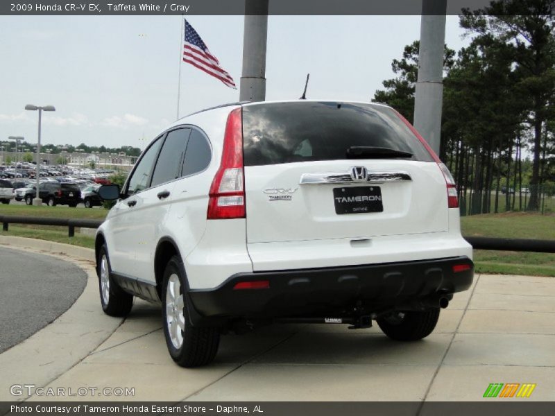 Taffeta White / Gray 2009 Honda CR-V EX