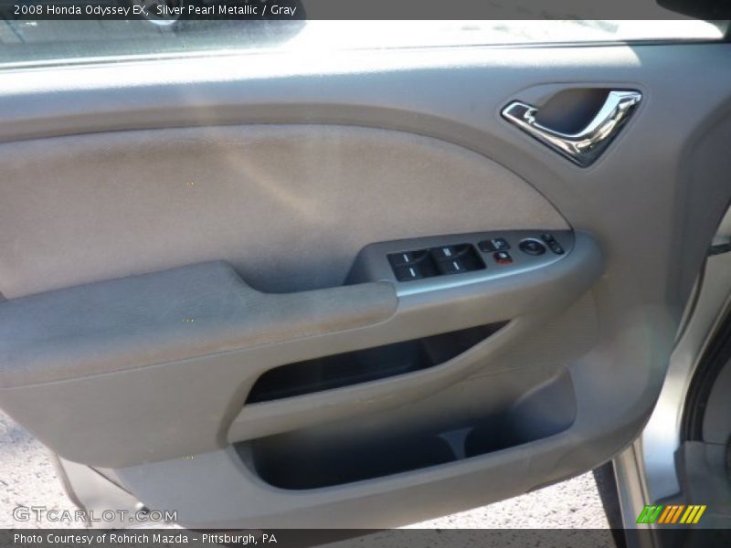 Silver Pearl Metallic / Gray 2008 Honda Odyssey EX