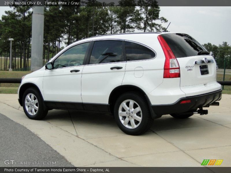 Taffeta White / Gray 2009 Honda CR-V EX