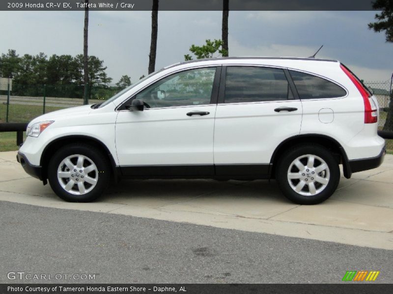 Taffeta White / Gray 2009 Honda CR-V EX
