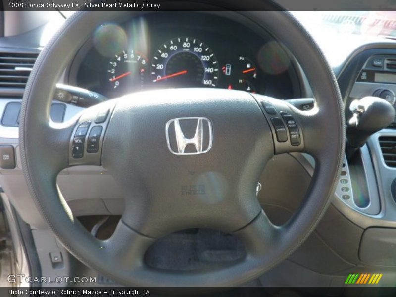 Silver Pearl Metallic / Gray 2008 Honda Odyssey EX