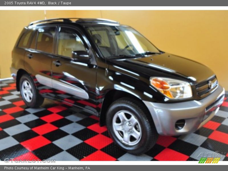 Black / Taupe 2005 Toyota RAV4 4WD