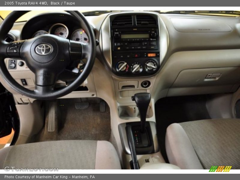 Black / Taupe 2005 Toyota RAV4 4WD