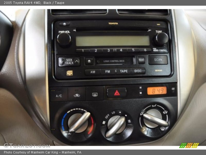 Black / Taupe 2005 Toyota RAV4 4WD
