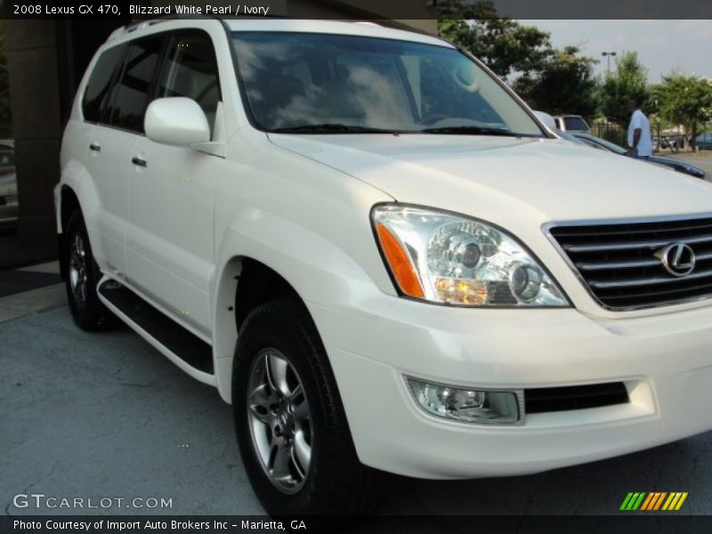 Blizzard White Pearl / Ivory 2008 Lexus GX 470