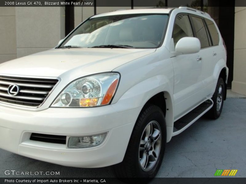Blizzard White Pearl / Ivory 2008 Lexus GX 470