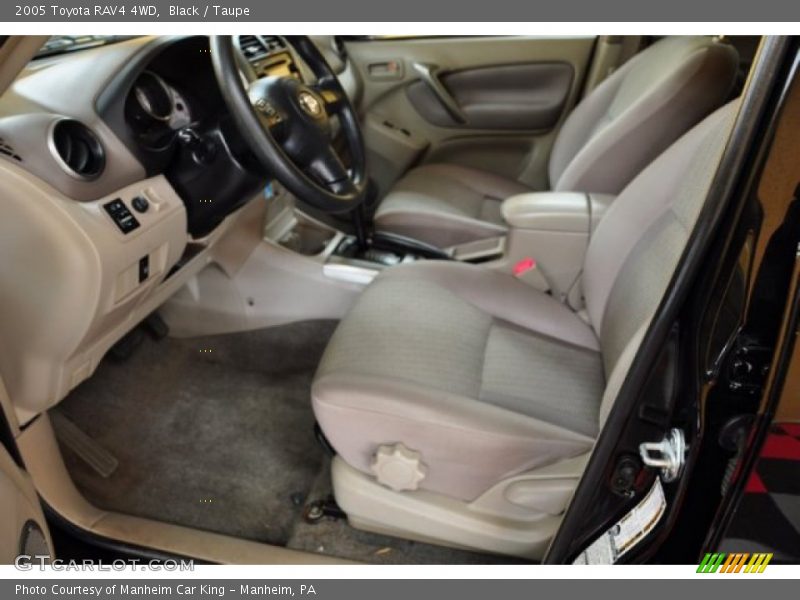 Black / Taupe 2005 Toyota RAV4 4WD
