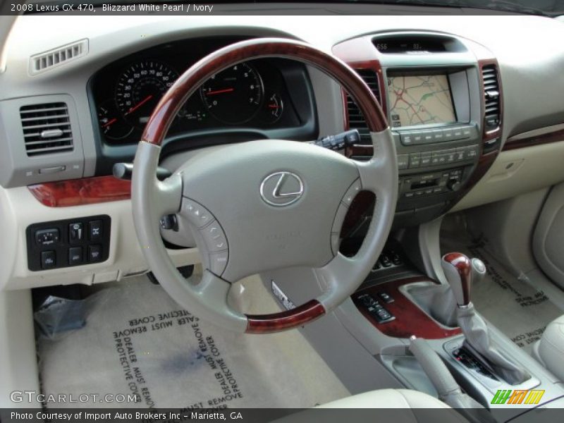 Blizzard White Pearl / Ivory 2008 Lexus GX 470