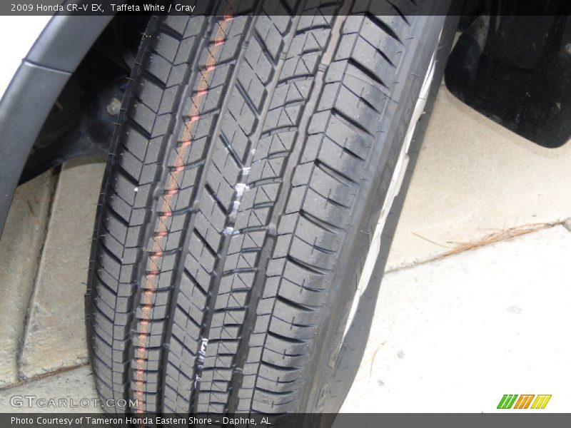 Taffeta White / Gray 2009 Honda CR-V EX